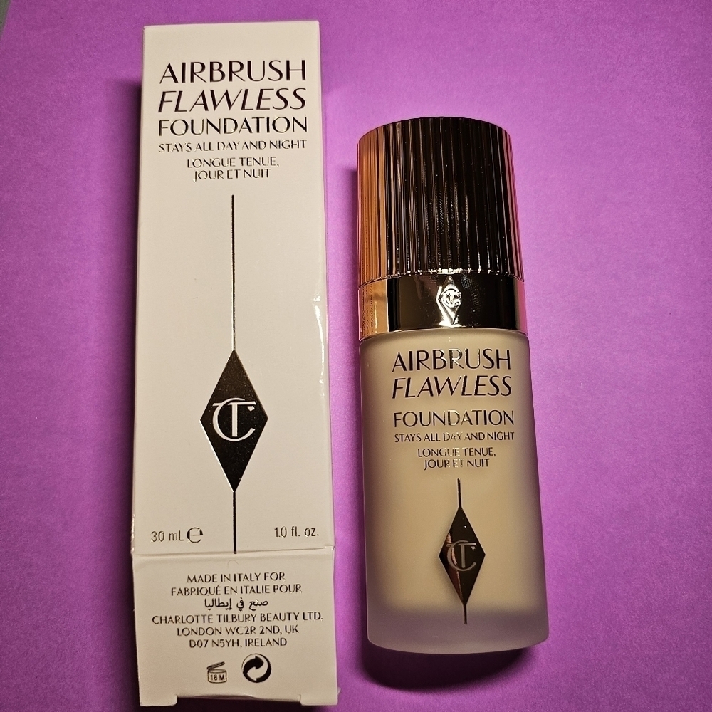 Charlotte Tillbury Airbrush Flawless Filter Foundation Full Coverage 8 Cool